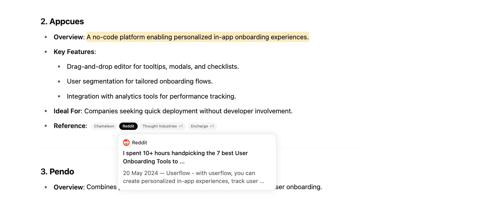 ChatGPT referencing Reddit